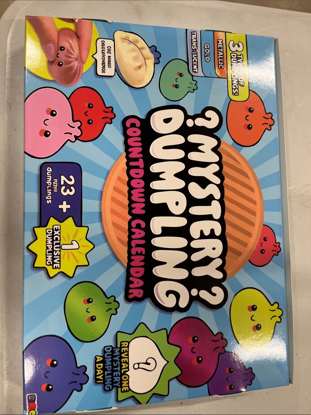 Mystery Dumpling Countdown Calendar Plush Set - Blue